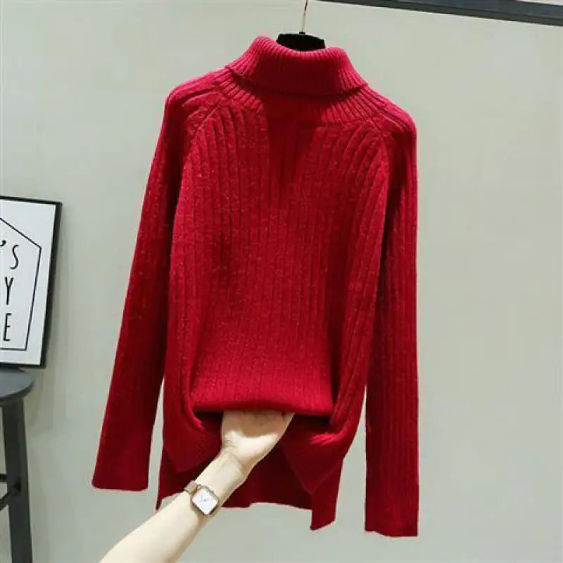 Thick Knit Bottoming Shirt Top