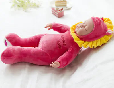 Realistic Soothing Baby Doll - Soft Rubber Educational Toy
