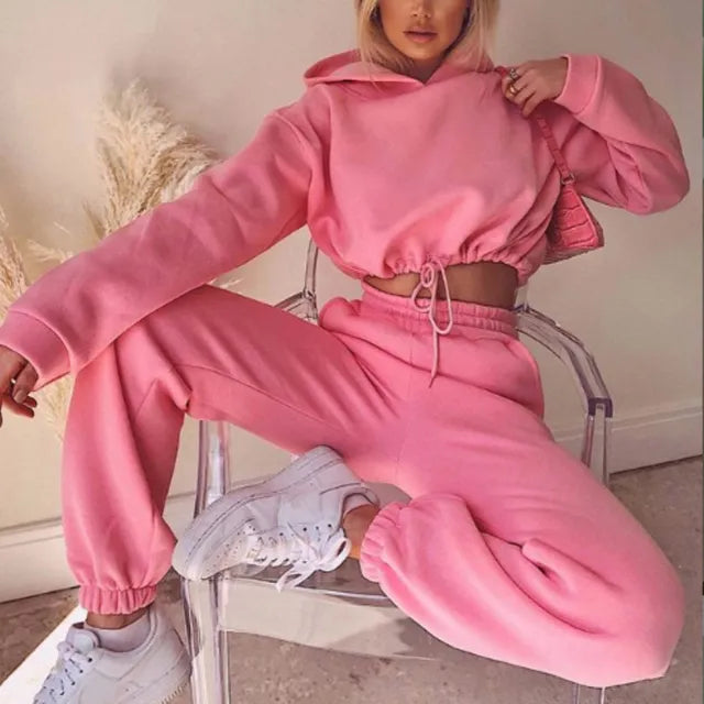 Tracksuit -  Women Two Piece Winter Sets