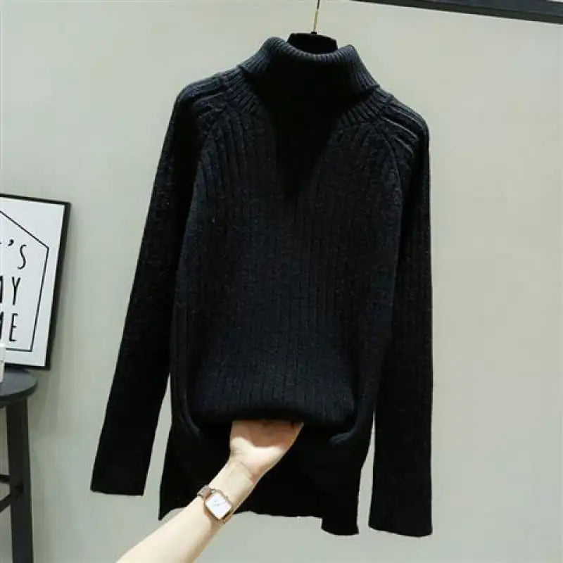 Thick Knit Bottoming Shirt Top