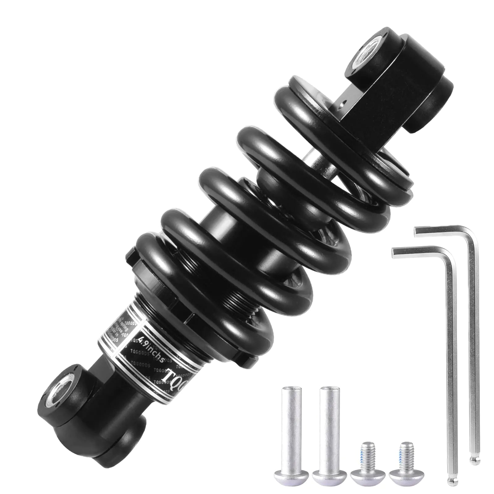 550Lbs Mountain Bike Rear Shock Absorber MTB Bicycle Rear Guts Spring Shock Absorber Coil Spring Cushion Size Includes:125mm(4.9)150mm(5.9)165mm(6.5)190mm(7.48) … … …