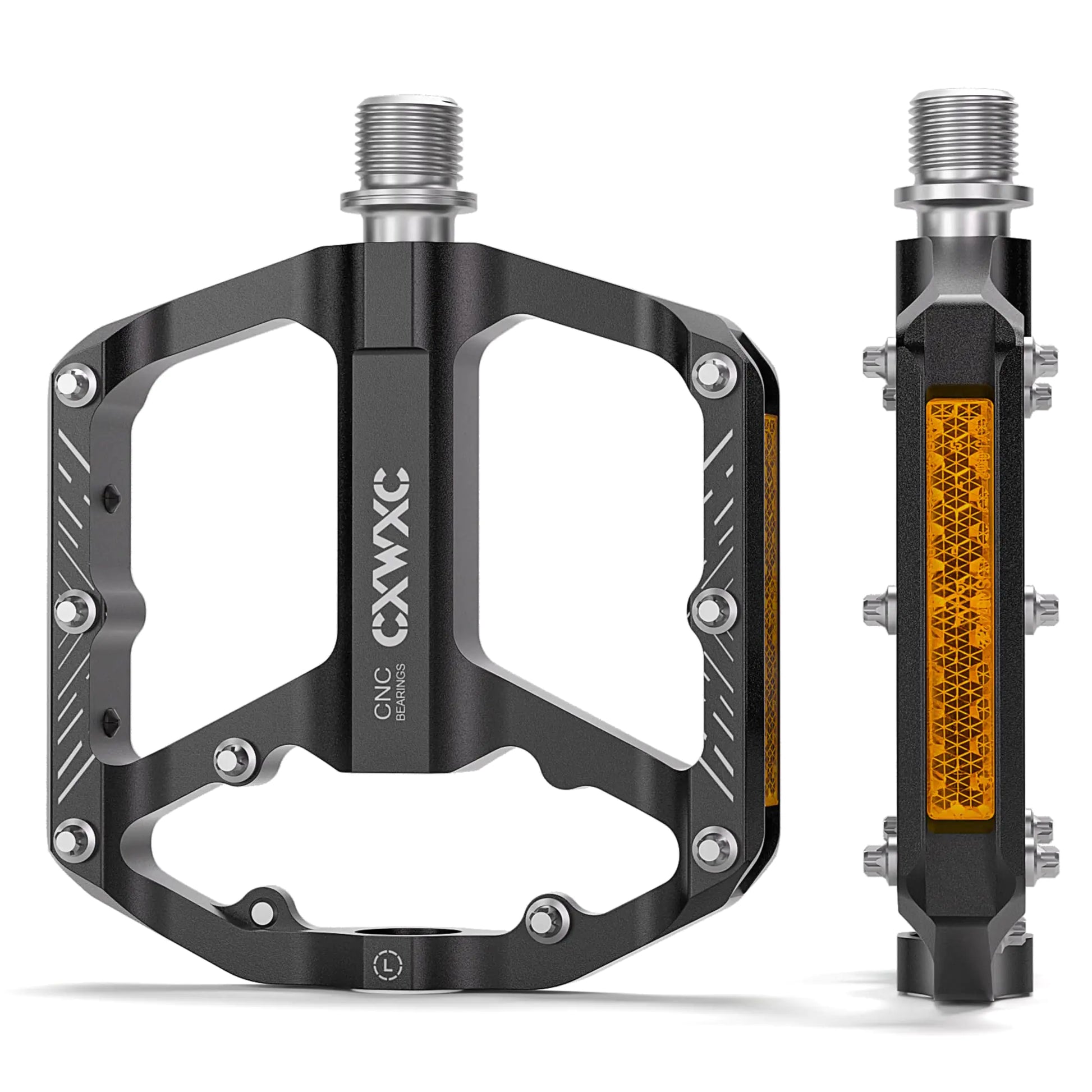 Bike Pedals - 9/16" Bicycle Pedals Platform - 3 Sealed Bearing Bike Pedals Lightweight Plat Pedals for Road Mountain BMX City Bike