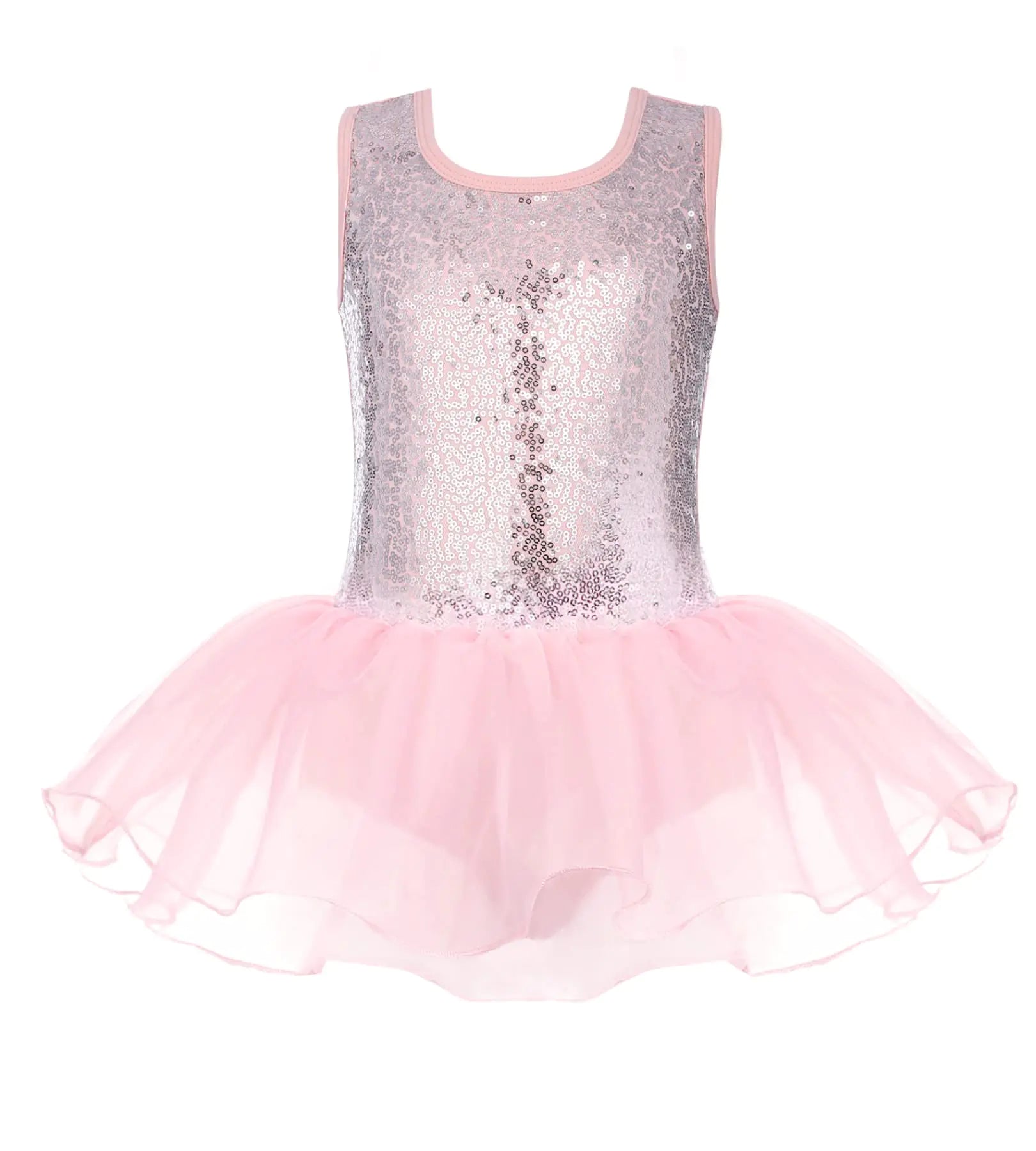 Arshiner Girls Dance Tutu Dress Sparkly Sequin Ballet Leotards Cross Back Ballerina Costumes for Toddler Party