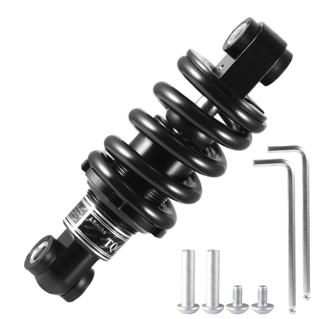 550Lbs Mountain Bike Rear Shock Absorber MTB Bicycle Rear Guts Spring Shock Absorber Coil Spring Cushion Size Includes:125mm(4.9)150mm(5.9)165mm(6.5)190mm(7.48) … … …