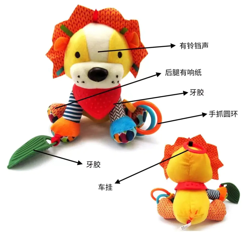 Baby Plush Toy with Tags - Soothing Biting Doll