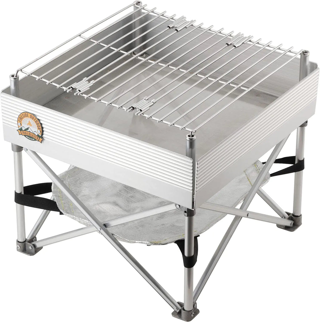 Fireside Outdoor Trailblazer Pop-Up Fire Pit 12"x12" - Camp Stove Portable Fire Pit Camping Fire Pit Collapsible Fire Pit Portable Firepit Camp Fire Pit for Camping 3 lbs Weight Pop Up Grill
