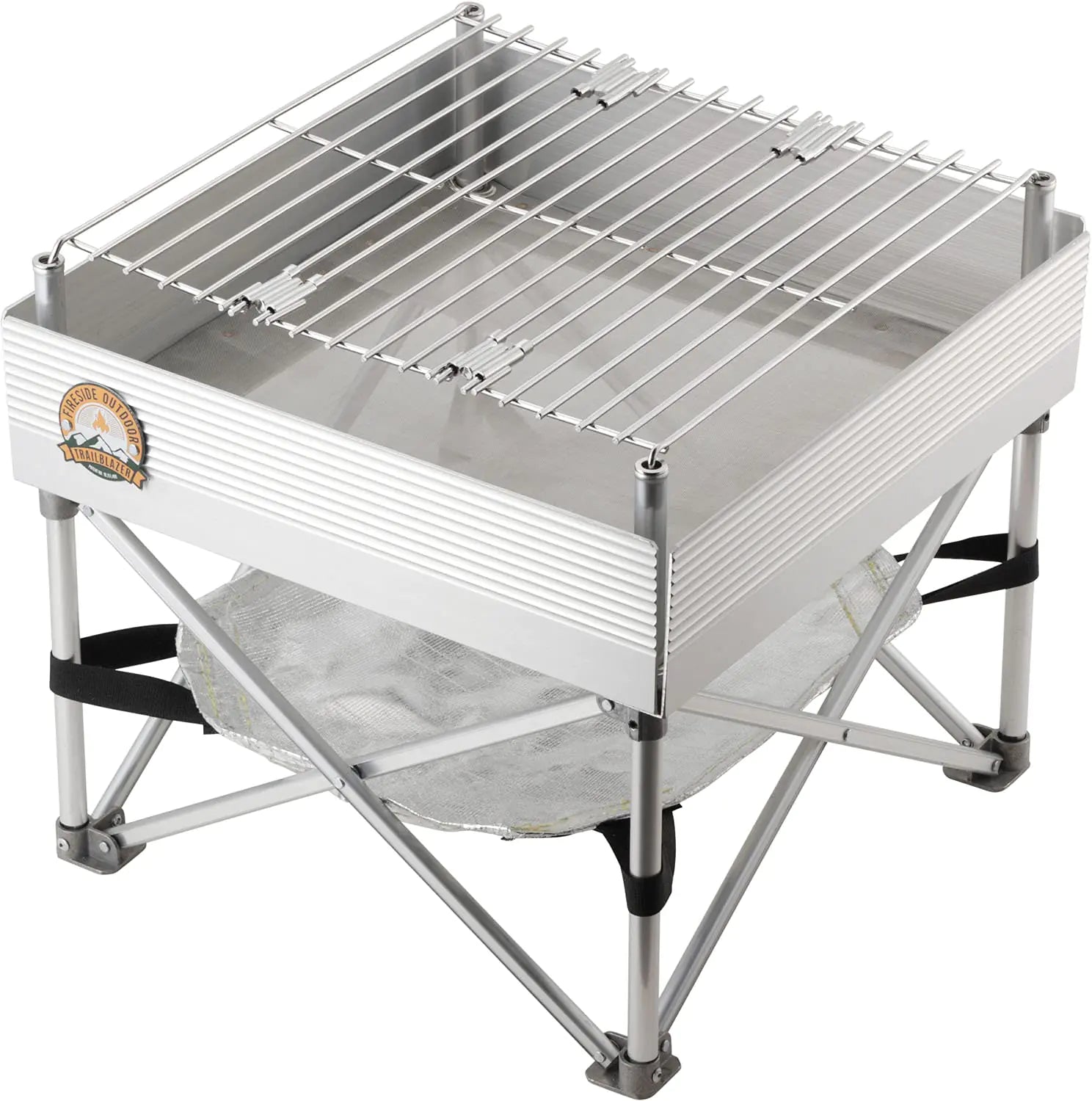 Fireside Outdoor Trailblazer Pop-Up Fire Pit 12"x12" - Camp Stove Portable Fire Pit Camping Fire Pit Collapsible Fire Pit Portable Firepit Camp Fire Pit for Camping 3 lbs Weight Pop Up Grill