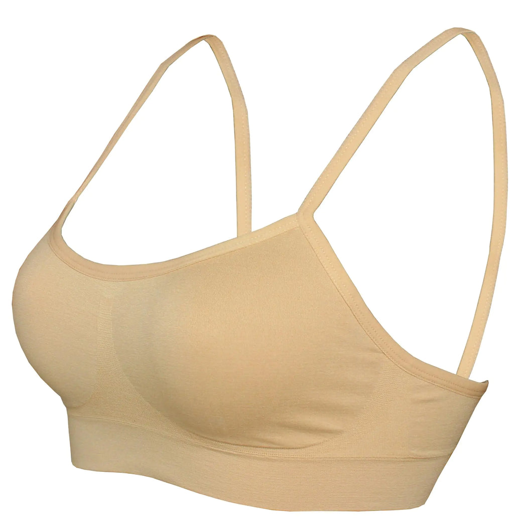 AKAMC Women's Cross Back Sport Bras, Adjustable Straps, Padded, Criss Cross Cropped Bras for Yoga Workout Fitness Women XX-Large