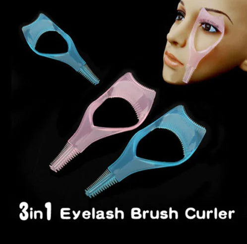 Crystal 3-in-1 Eyelash Tool with Brush and Comb