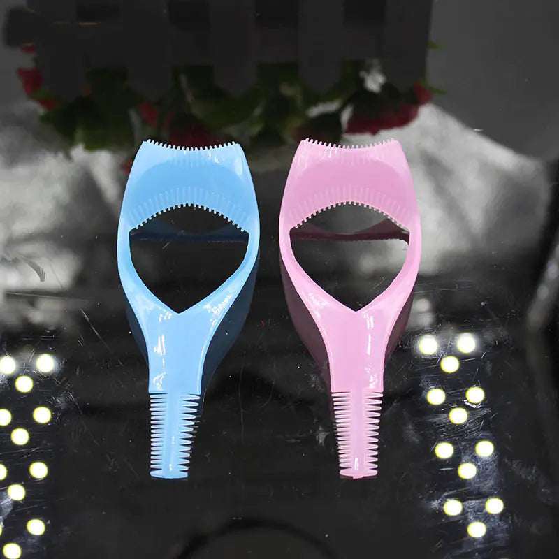 Crystal 3-in-1 Eyelash Tool with Brush and Comb