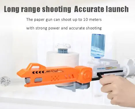 Children's Toilet Paper Launcher Plastic Toy