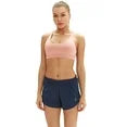 icyzone Padded Strappy Sports Bra Yoga Tops Activewear Workout Clothes for Women (M Pale Blush)