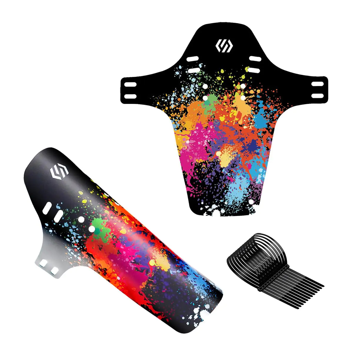 Chooee Bike FendersMTB Mud Guard，Front and Rear Bike Mudguard Fits 26" 27.5" 29" Plus Size and Fat Bikes.