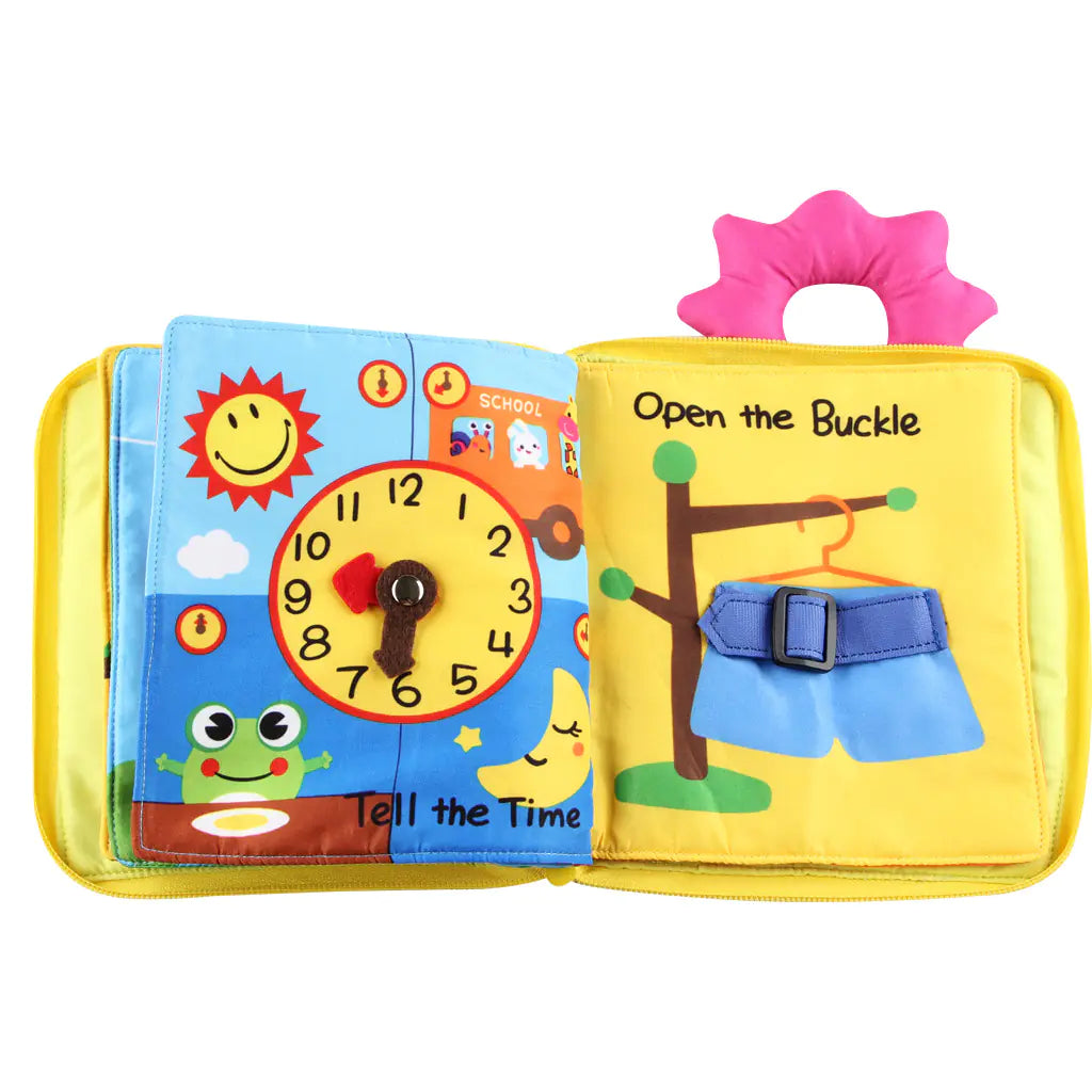 Aipinqi Baby Book - Multifunctional Dressing Fabric Book