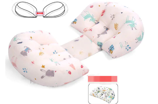 Cotton U-Shape Maternity Pillow for Pregnant Women