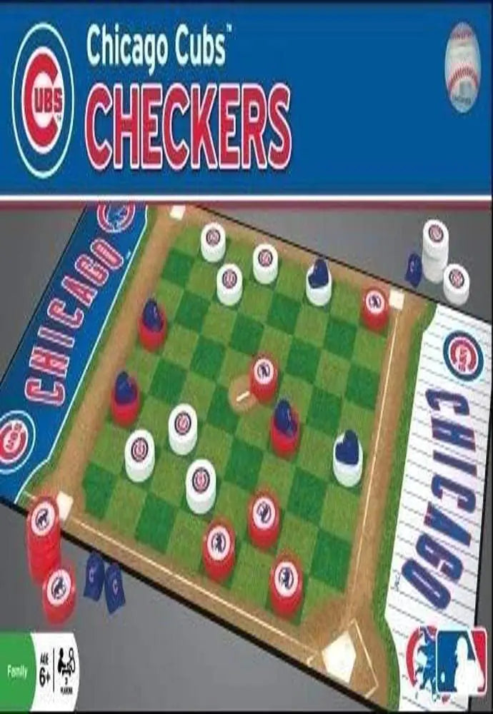 MasterPieces MLB Chicago Cubs Checkers Board Game