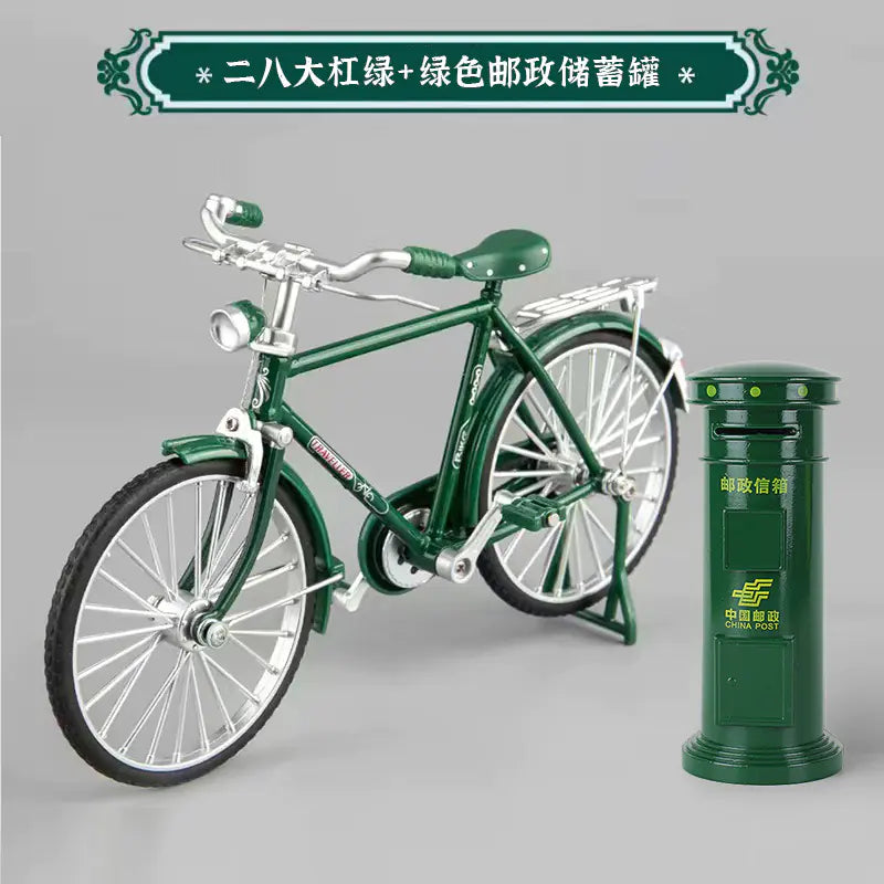 1:8 Scale Classic Retro Bicycle Alloy Model Toy