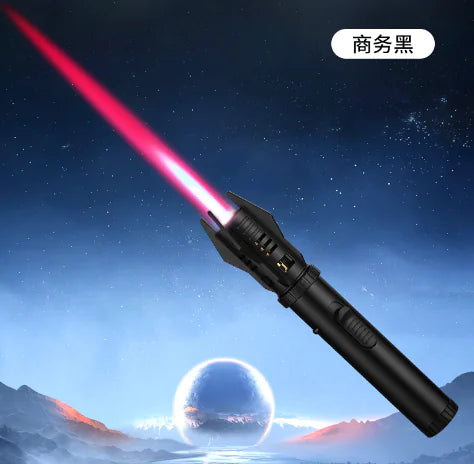 Portable Metal Windproof Flame Lighter - Laser Sword Style