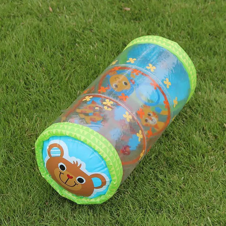Inflatable Baby Walker PVC Crawling Toy with Bells