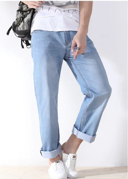 Men's Mid-Rise Straight Leg Jeans