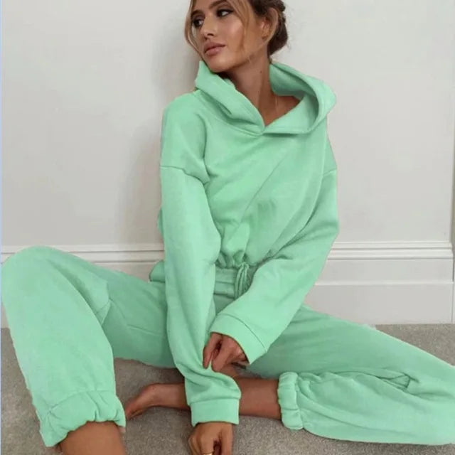 Tracksuit -  Women Two Piece Winter Sets