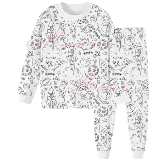 Children's DIY Hand-Painted Pajama Set
