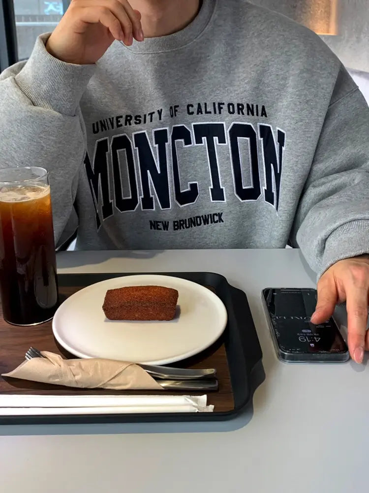 Men's Sweatshirt UC MONCTON Brunswick Grey Pullover