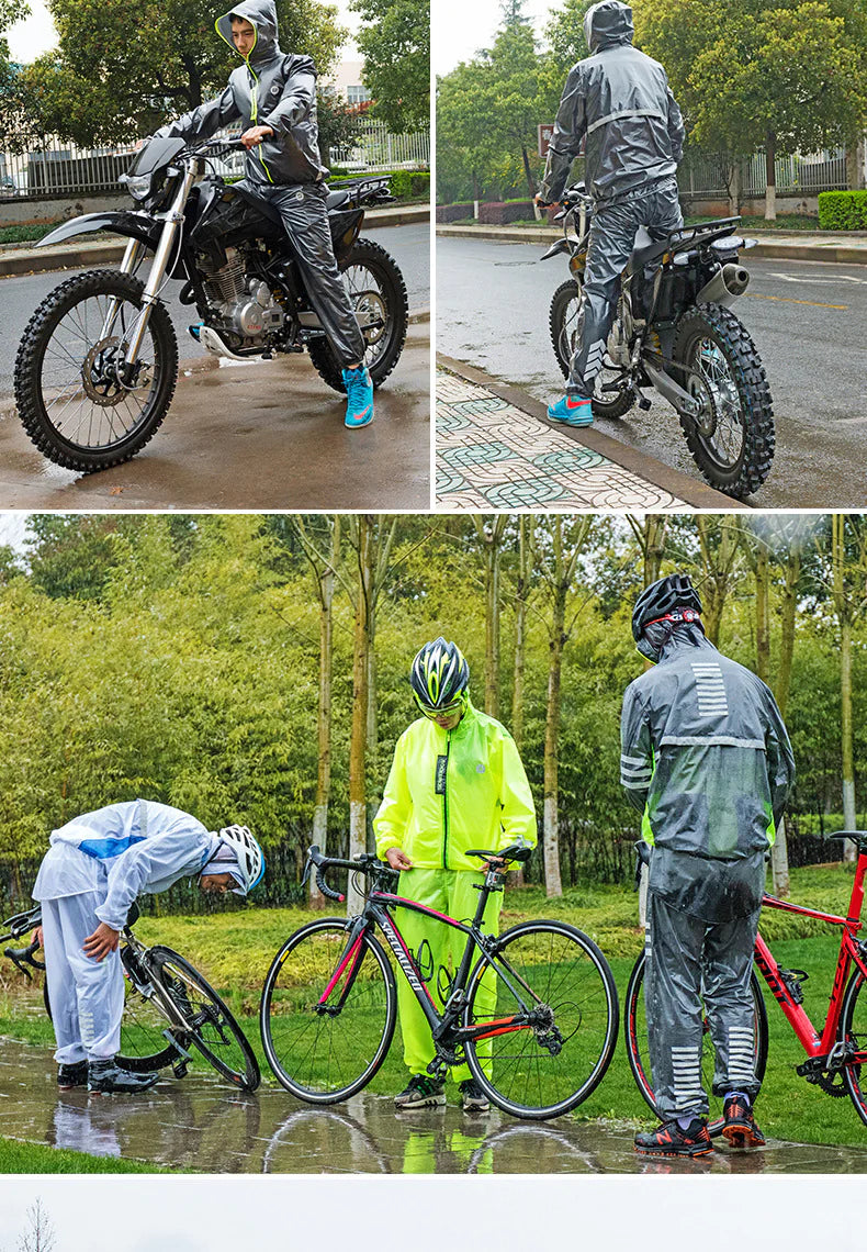 Raincoat for Bicycle Riding
