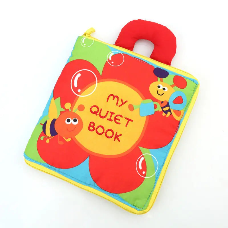 Baby English Toy Book - Tear-Resistant Cloth Book