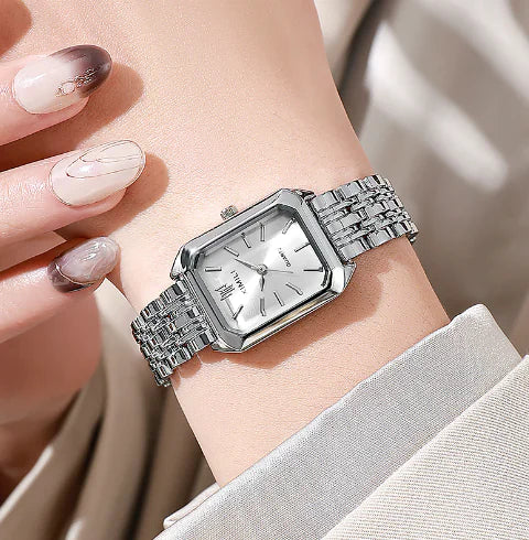 Wolff Women's Square Steel Bracelet Watch (One Piece)