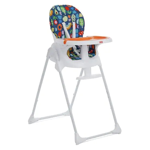 Fisher-Price Tiny Bites High Chair Seven Adjustable Height Positions Baby High Chair Easy Quick Fold Travel High Chair Lightweight Easy to Clean Portable High Chair