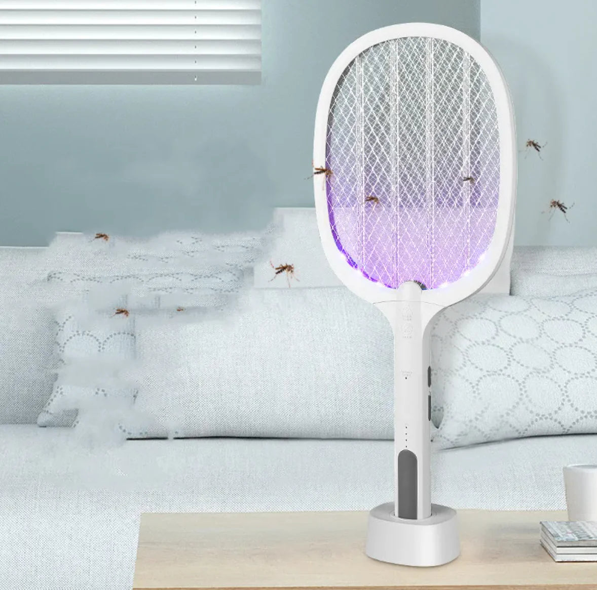 USB Rechargeable Electric Mosquito Swatter & Trap