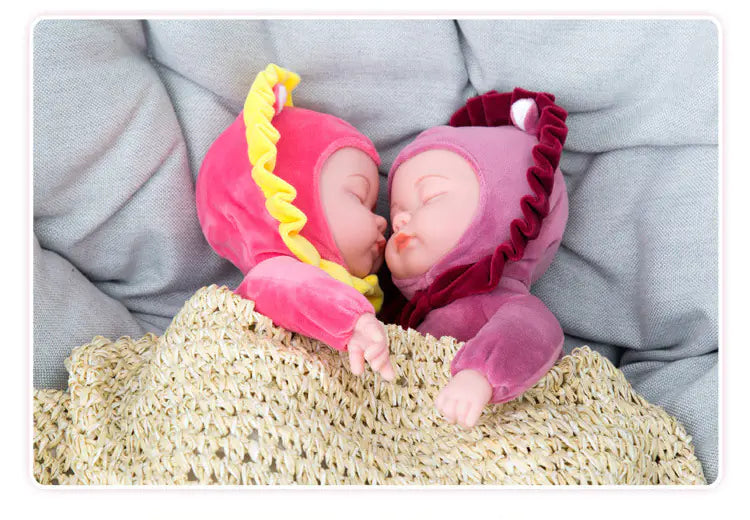 Realistic Soothing Baby Doll - Soft Rubber Educational Toy