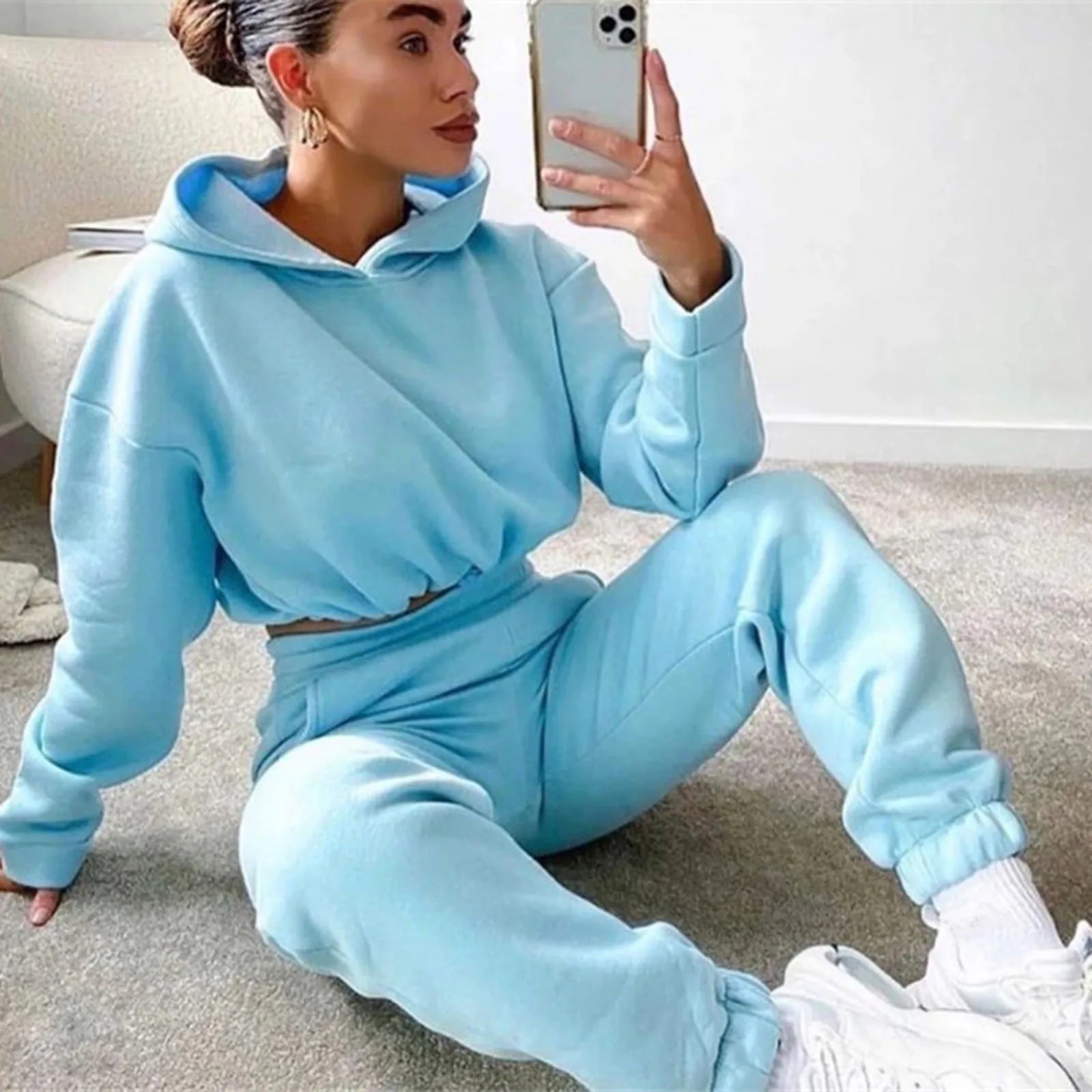 Tracksuit -  Women Two Piece Winter Sets