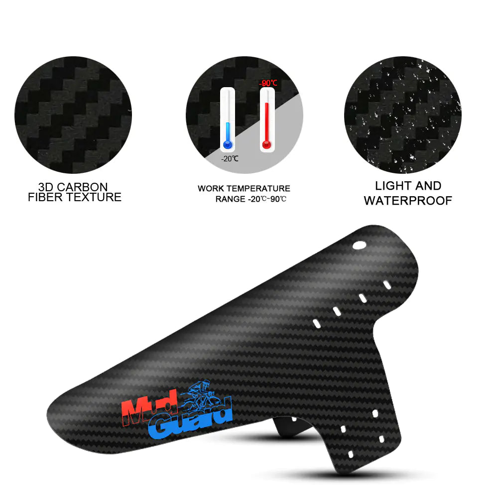 Mountain Bike Carbon Fiber Mudguard for Off-Road Use