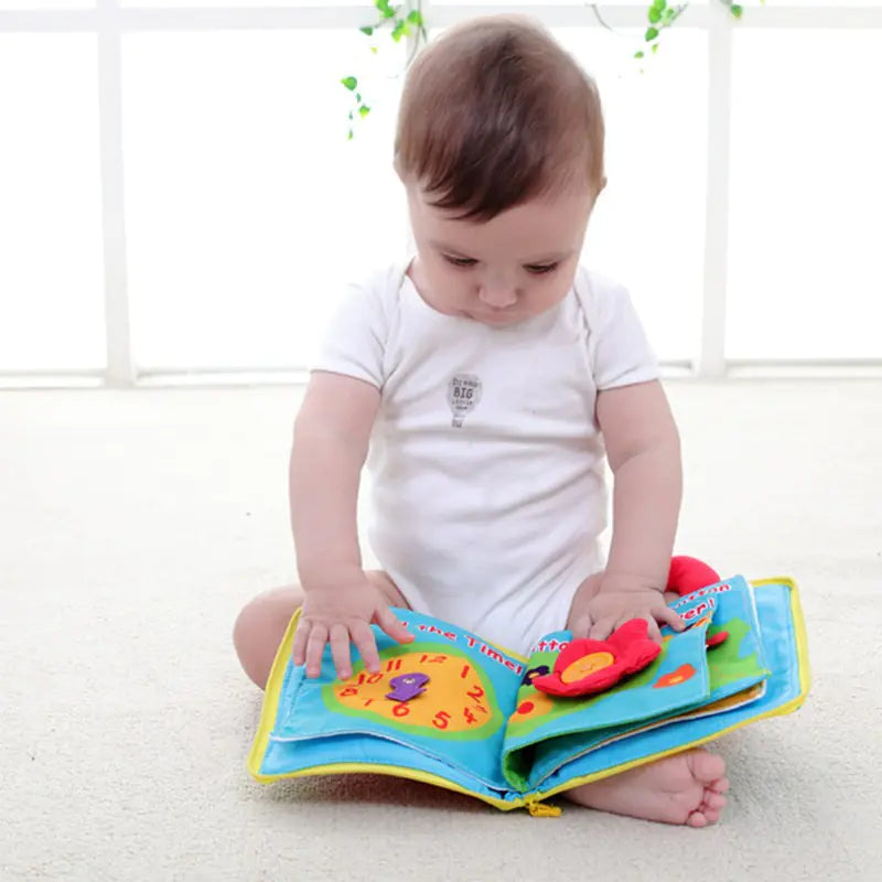 Baby English Toy Book - Tear-Resistant Cloth Book