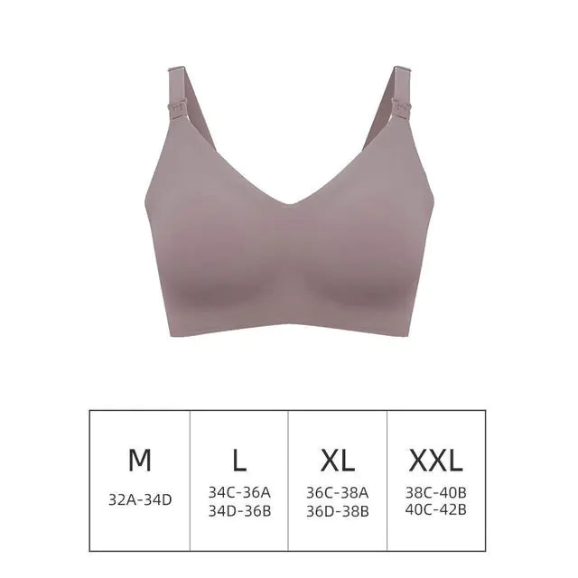 Sexy Seamless Maternity Nursing Bra for Women