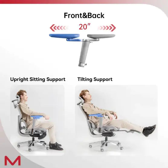 High-back Ergonomic Office Chair Headrest Mesh Office Computer Chair