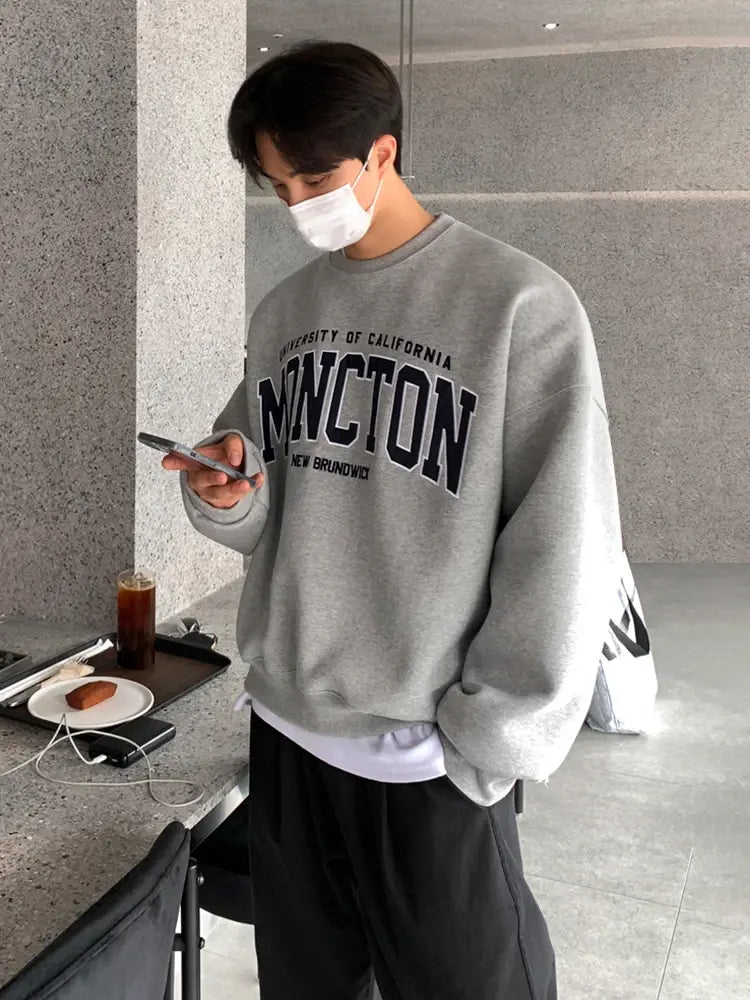 Men's Sweatshirt UC MONCTON Brunswick Grey Pullover