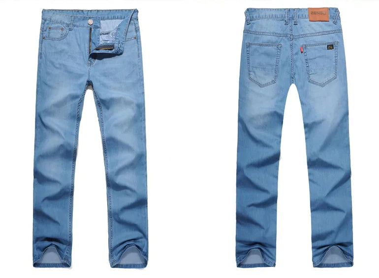 Men's Mid-Rise Straight Leg Jeans