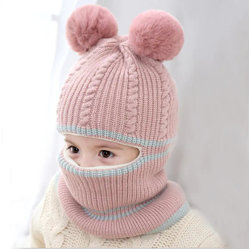 Baby Winter Scarf and Hat Set