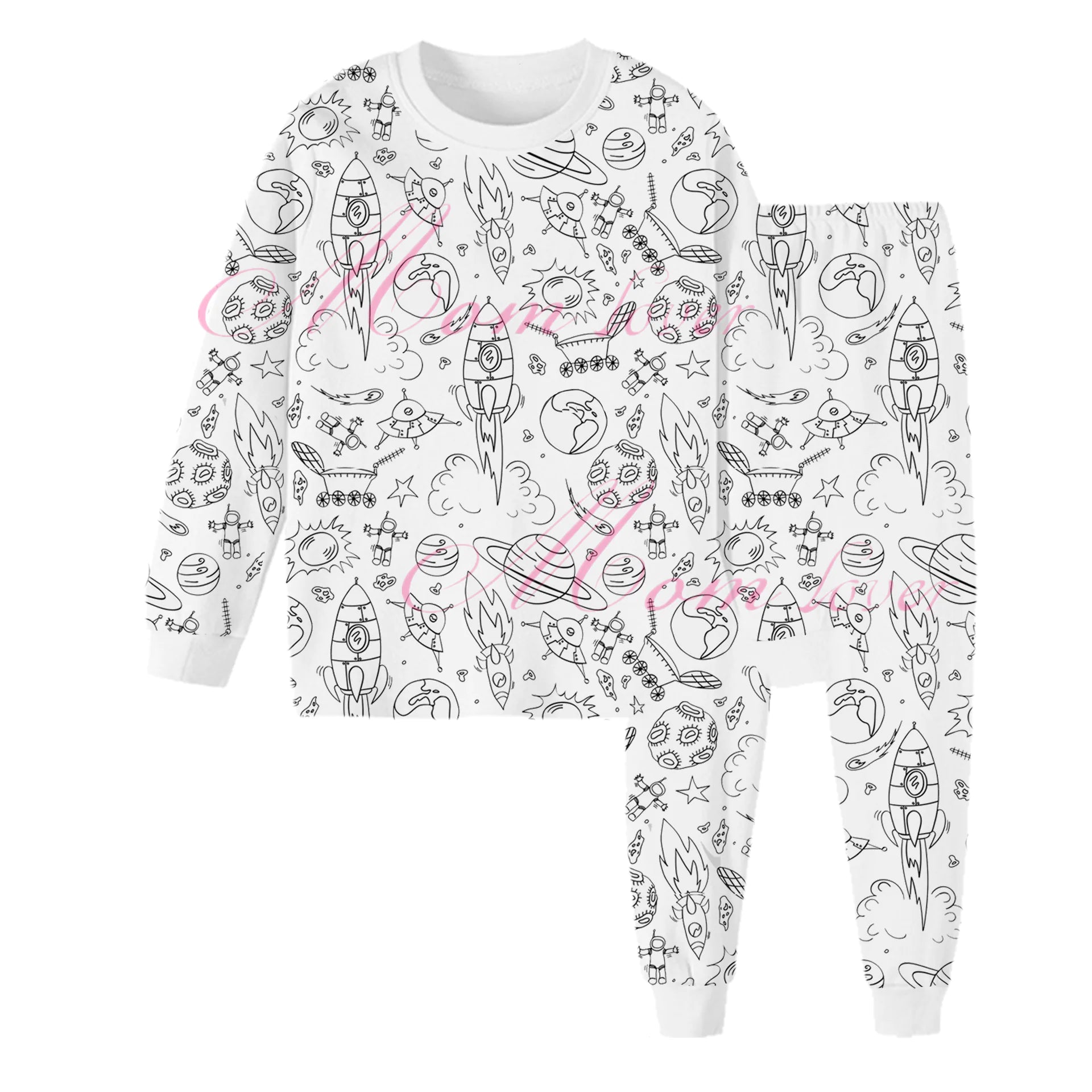 Children's DIY Hand-Painted Pajama Set