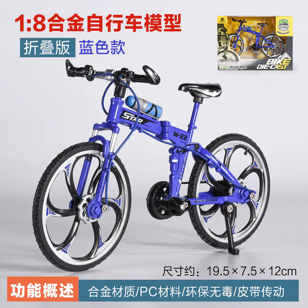 1:8 Scale Classic Retro Bicycle Alloy Model Toy