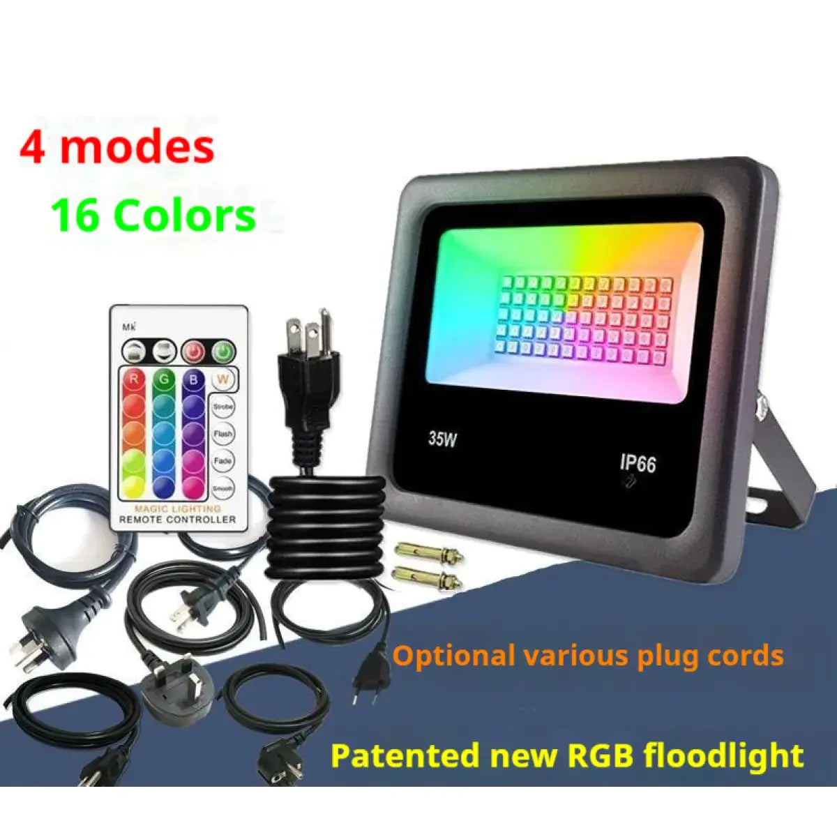 Color-Changing Outdoor LED Floodlight