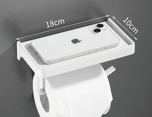 Aluminium Black Toilet Paper Holder