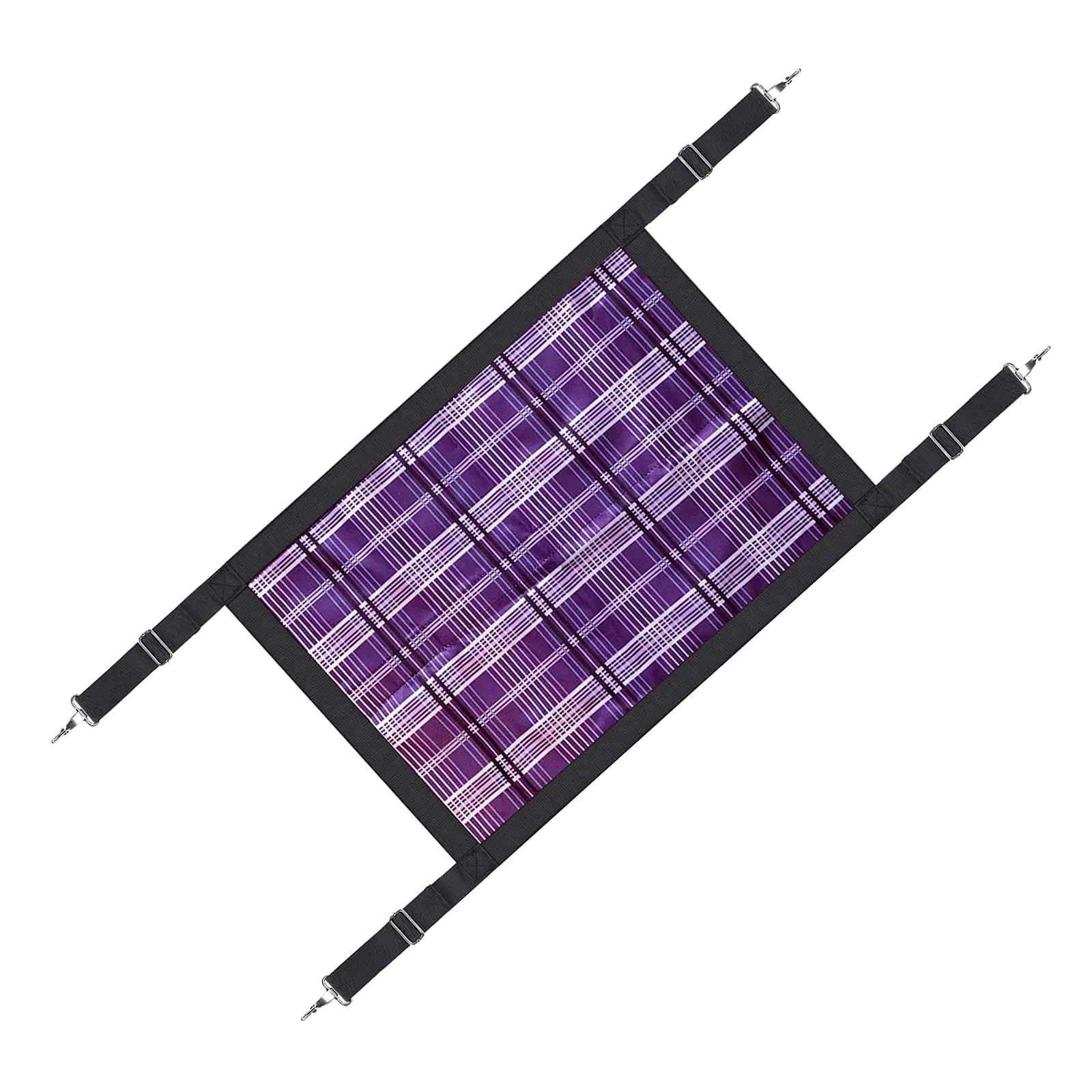 Horses Stall Guard with Adjustable Straps and Sturdy Spring Hooks Designed to Keep Horses Safe and Comfortable 27"x19" (Purple)