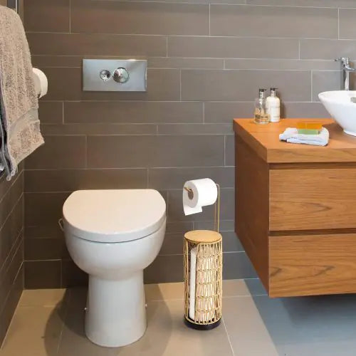 Independent Toilet Paper Holder With Storage Space