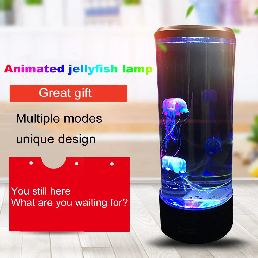 LED Jellyfish Aquarium Color Changing Night Light