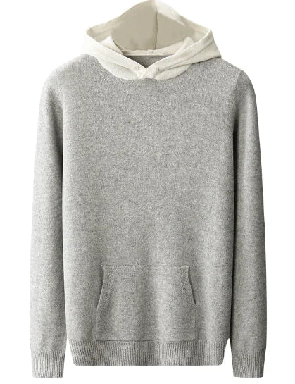 Hoodie - Riverstone Merino Wool Men's Hoodie (One Piece)