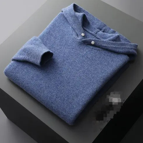 Hoodie - Riverstone Merino Wool Men's Hoodie (One Piece)